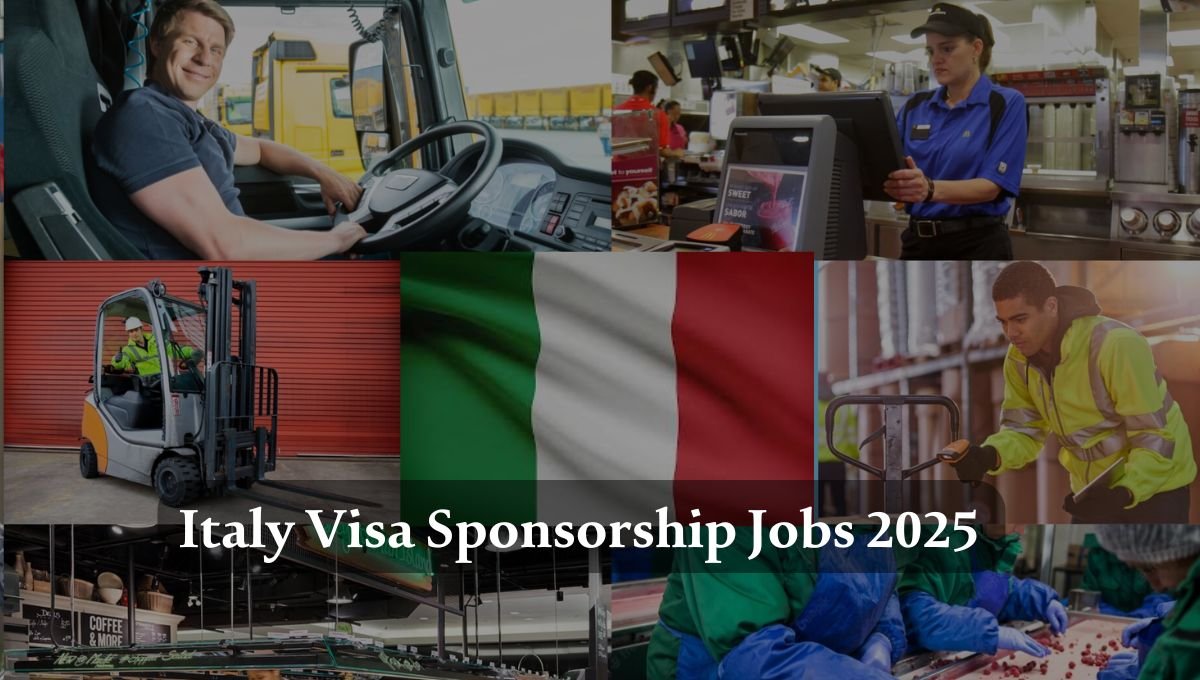 Italy Visa Sponsorship Jobs 2025