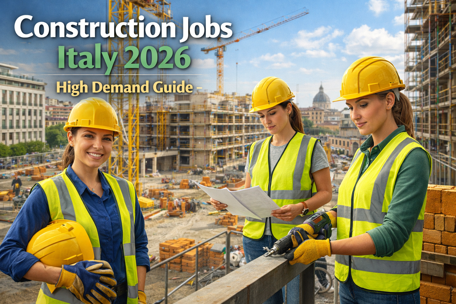 Construction Worker Jobs in Italy 2026 – High Demand Jobs | Guide