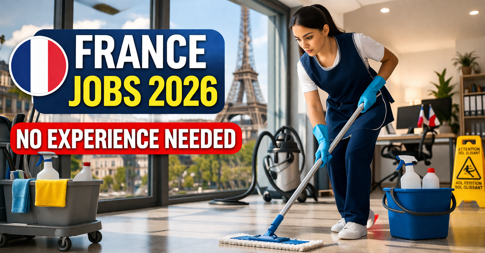 Cleaner Jobs in France 2026