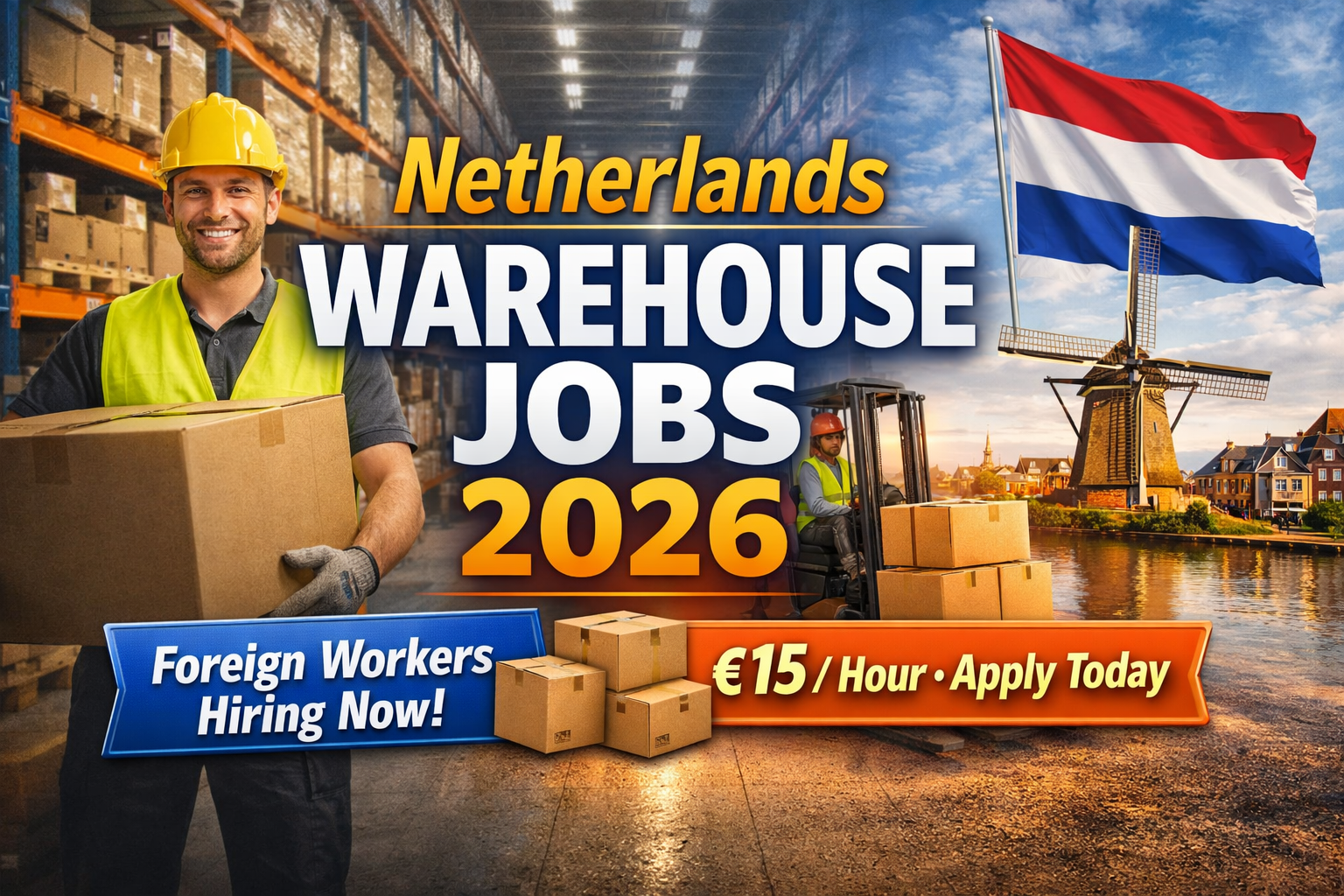 Warehouse Jobs in Netherlands for Foreigners