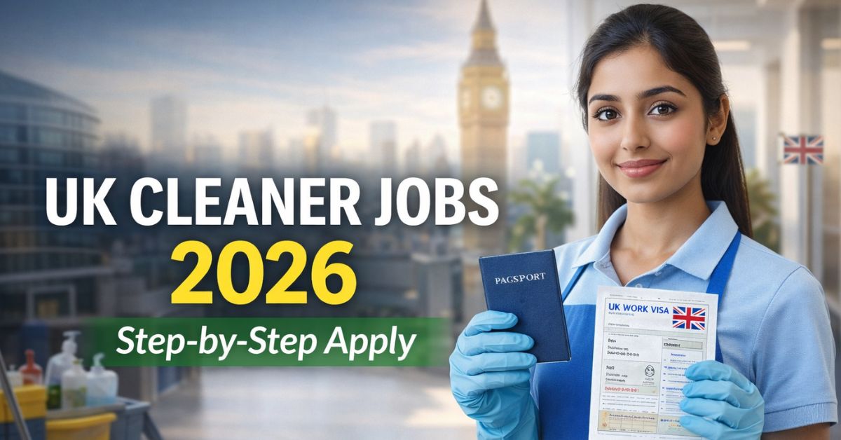 How to Apply for Cleaner Jobs in UK from Pakistan 2026