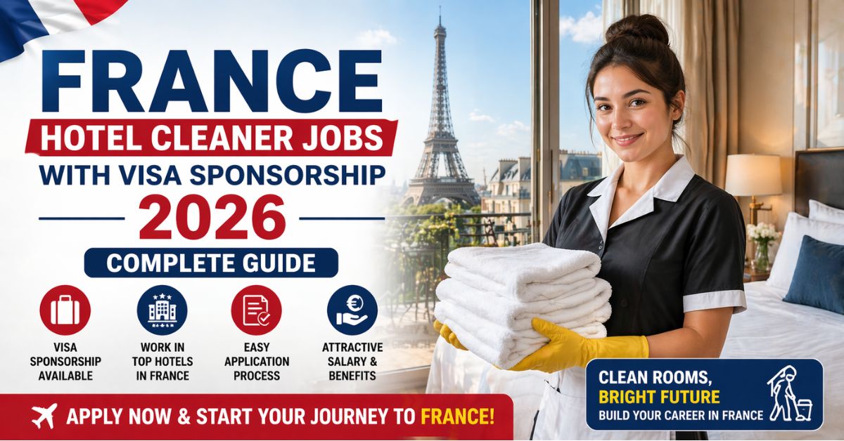 France Hotel Cleaner Jobs 2026