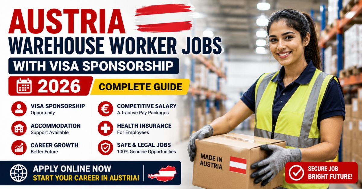 Austria Warehouse Worker Jobs with Visa Sponsorship 2026
