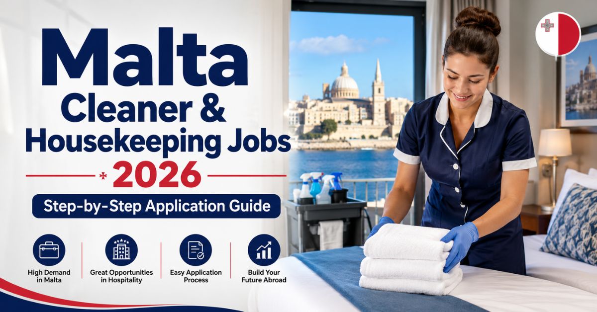 Malta Cleaner & Housekeeping Jobs 2026