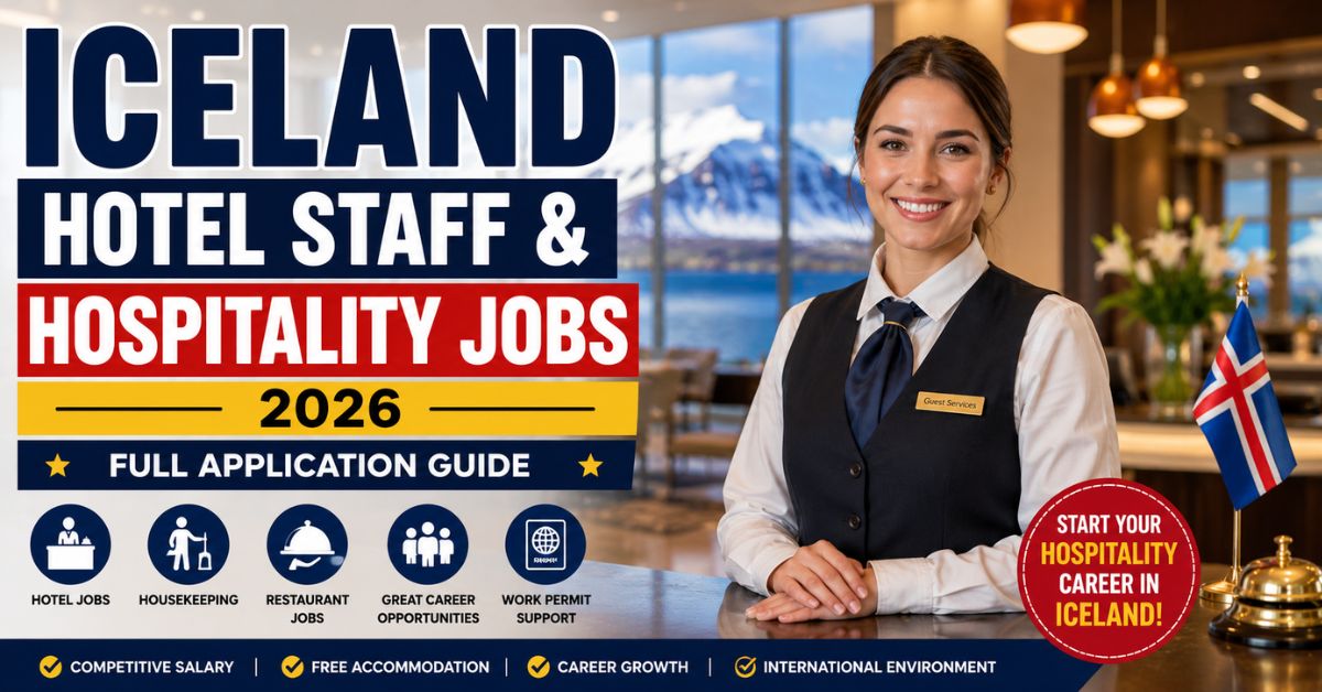 Iceland Hotel Staff & Hospitality Jobs 2026