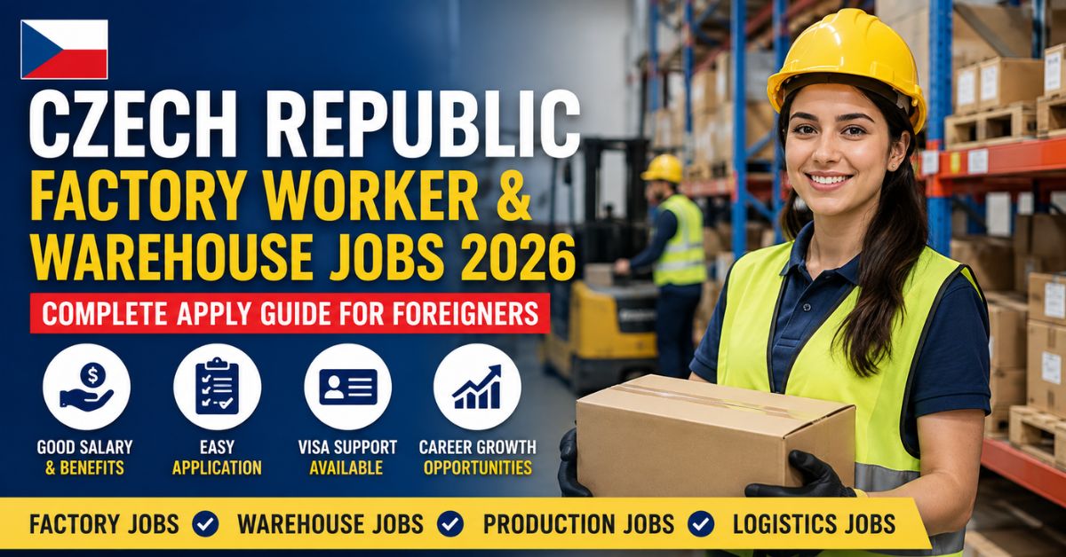 Czech Republic Factory Worker & Warehouse Jobs 2026
