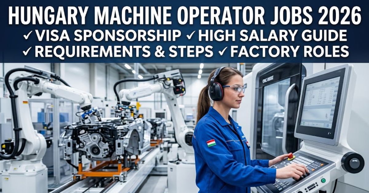 Hungary Machine Operator Jobs 2026: Visa Sponsorship & Salary Guide