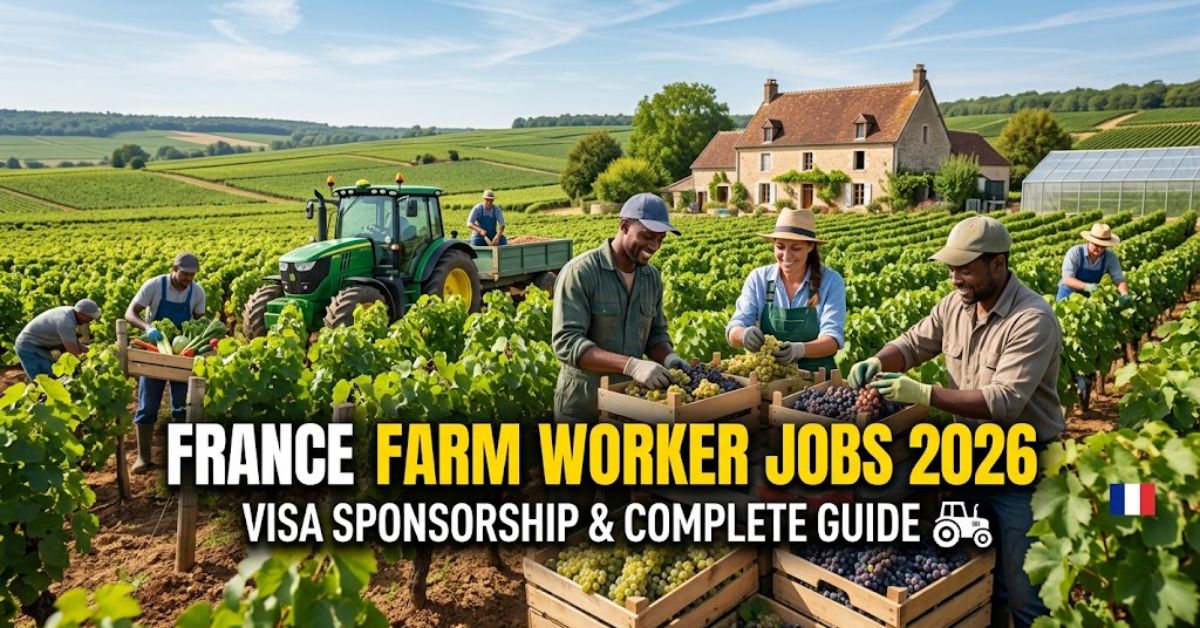 France Farm Worker Jobs 2026: Visa Sponsorship & Application Guide
