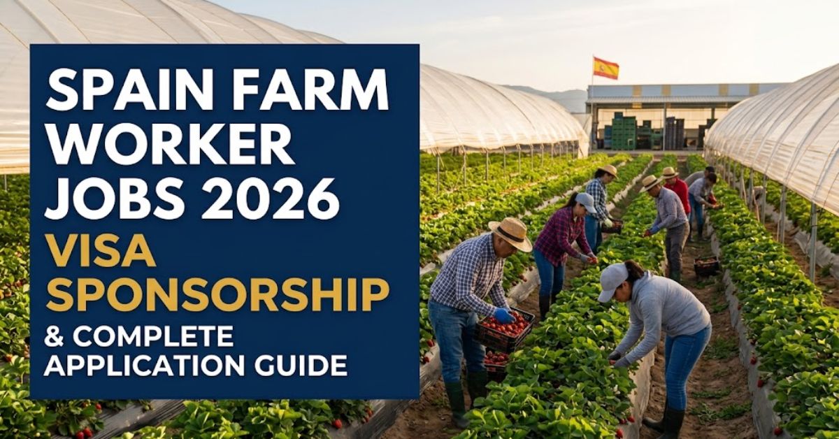 Spain Farm Worker Jobs 2026: Visa Sponsorship & Step-By-Step Guide