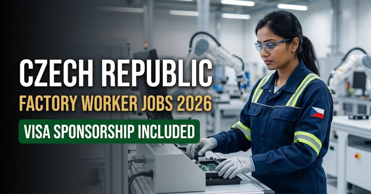 Czech Republic Factory Worker Jobs 2026: Visa Sponsorship Guide