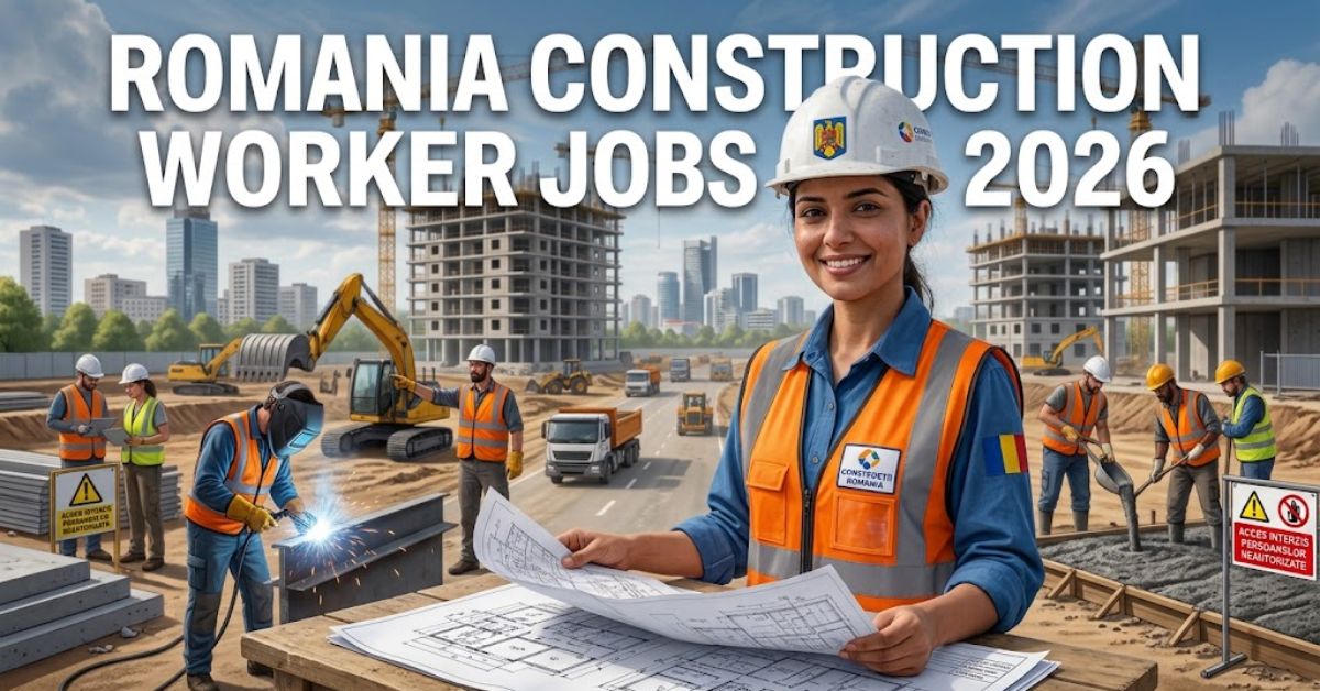 Romania Construction Worker Jobs 2026: Work Visa & Apply Guide