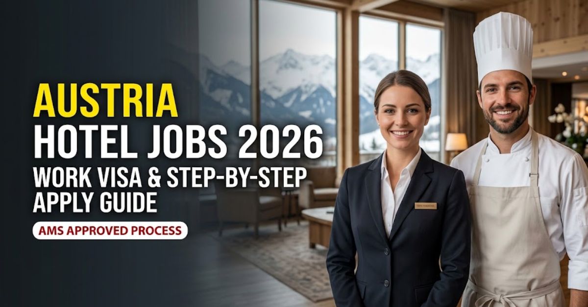 Austria Hotel Worker Jobs 2026: Work Visa & Step-by-Step Apply Guide