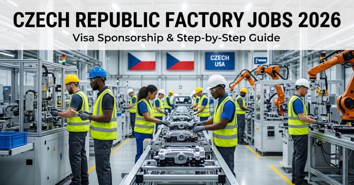 Czech Republic Factory Worker Jobs 2026: Visa Sponsorship Guide